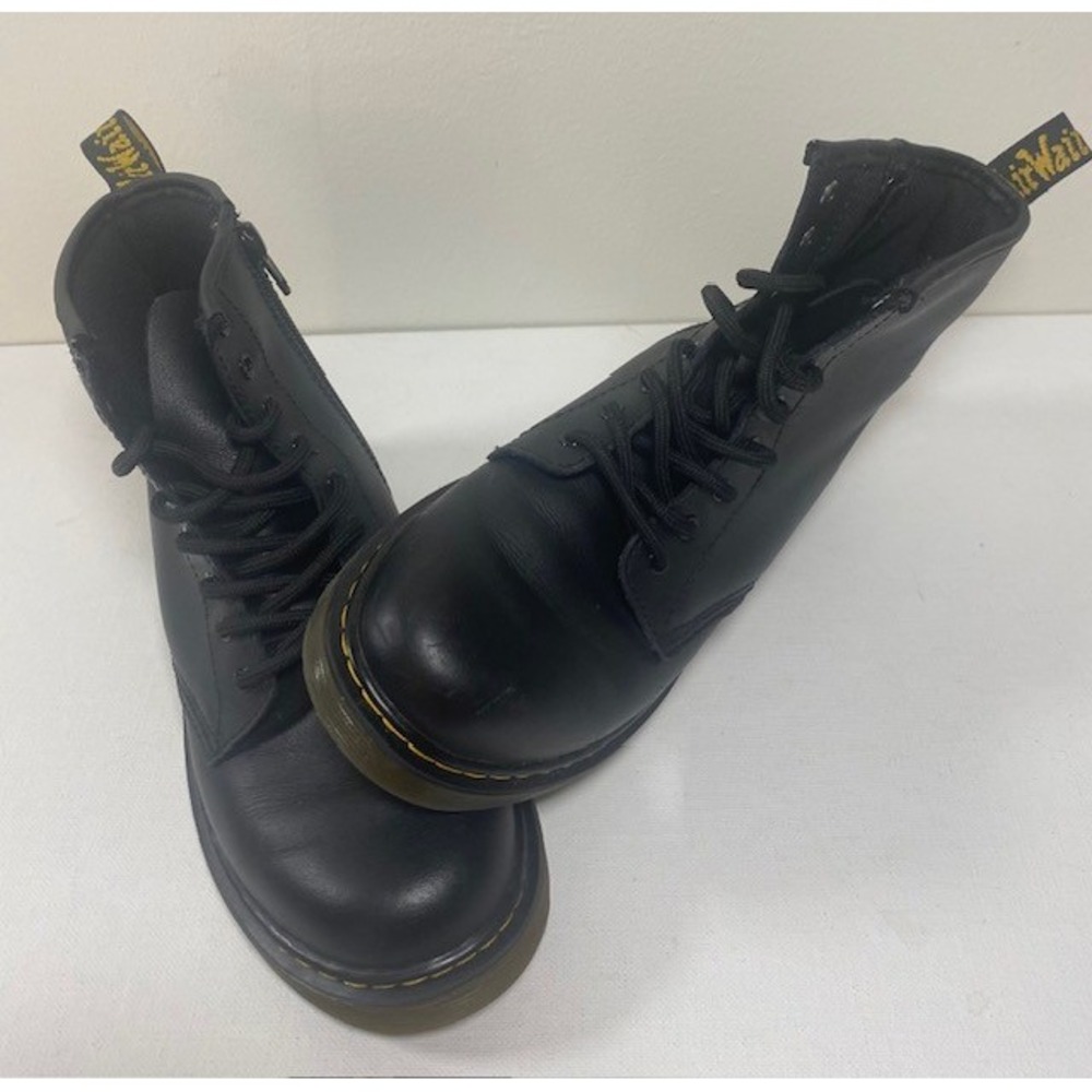 Kids Black Doc Marten Boot